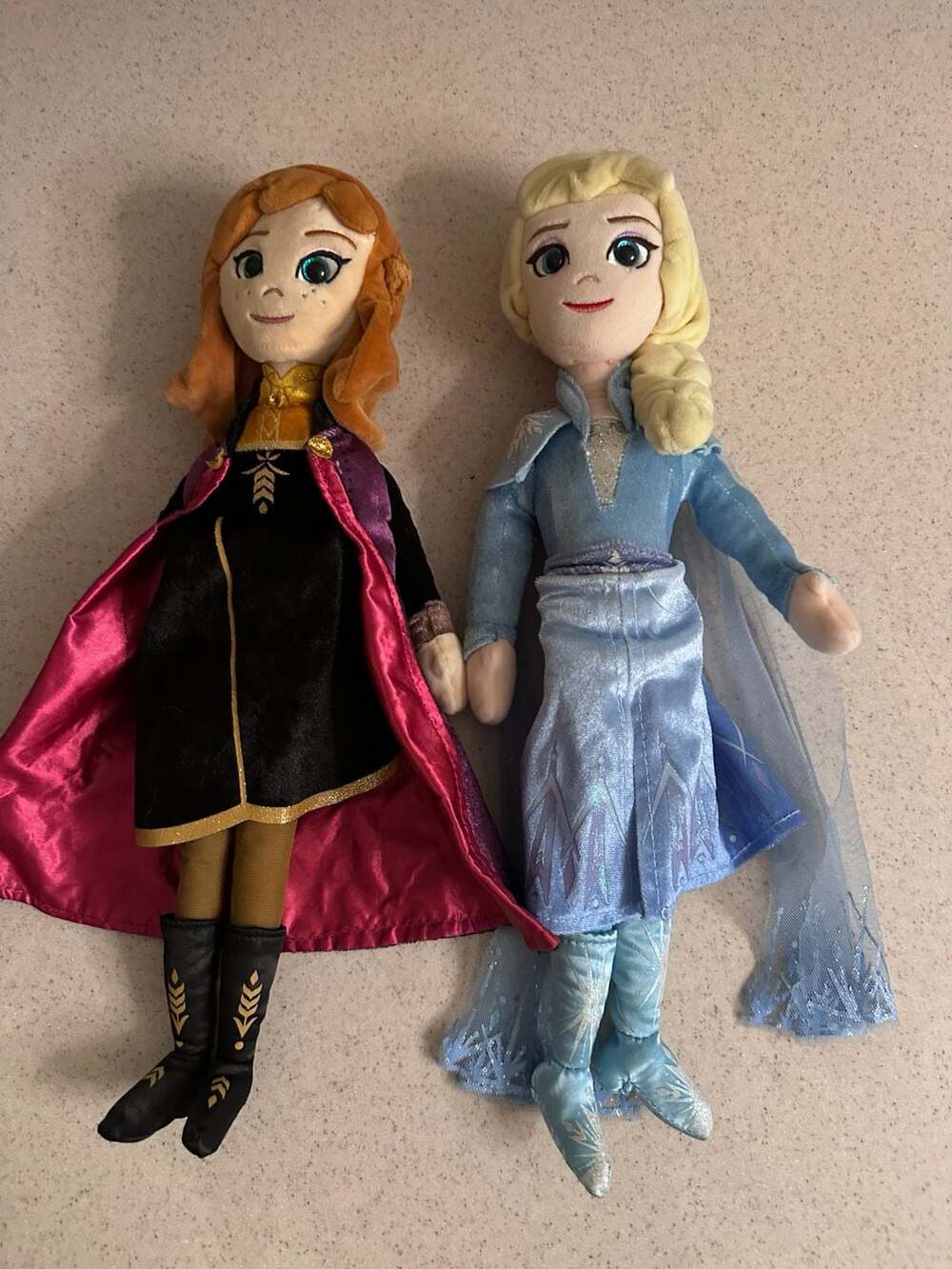 Ty Sparkle Disney Frozen II Anna and Elsa Plush Doll Set
